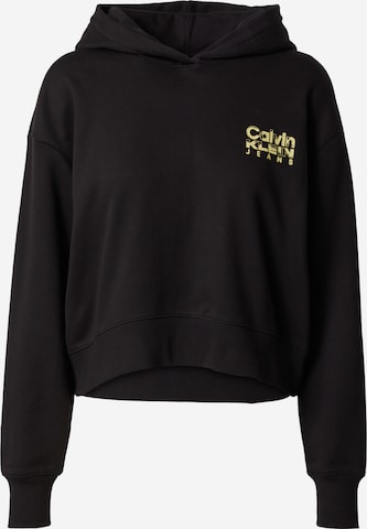 Calvin Klein Jeans Sweatshirt in Black: front