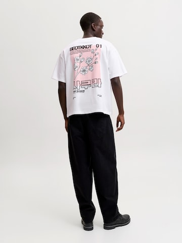 JACK & JONES Póló 'JORKEN' - fehér