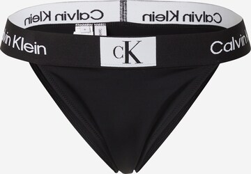 Calvin Klein Swimwear Bikini bottom in Black: front