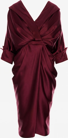 Robe de soirée 'MS' acob a porter en rouge : devant