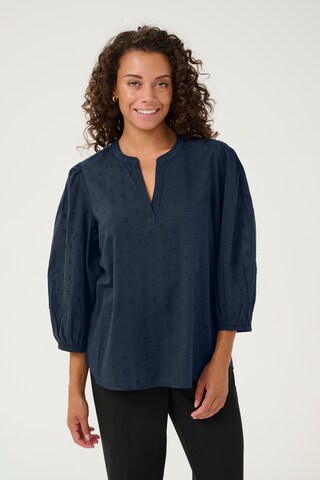 Kaffe Blouse 'Jollia' in Blauw: voorkant