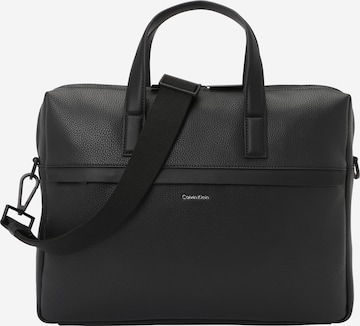 juoda Calvin Klein Nešiojamo kompiuterio krepšys: priekis