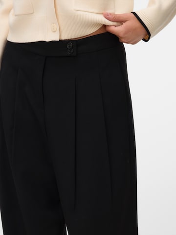 VERO MODA Wide leg Bandplooibroek 'VMPHILINE' in Zwart