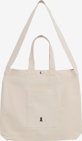 Sac bandoulière ARMEDANGELS en beige : devant