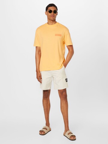 Calvin Klein Jeans T-Shirt in Orange