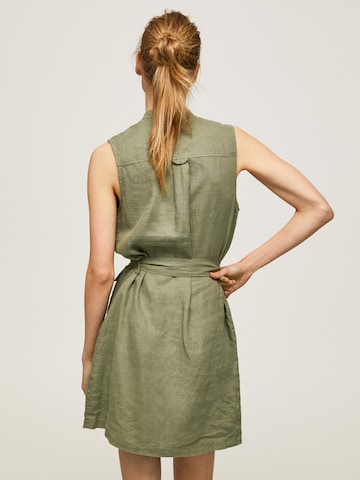 Pepe Jeans Shirt dress 'Aura' in Green