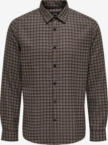 Only & Sons - Ajuste regular Camisa 'Tevin' en azul: frente