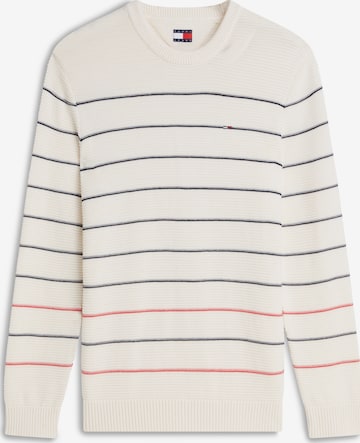 Tommy JeansPulover - bijela boja: prednji dio