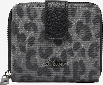s.Oliver Wallet in Grey: front