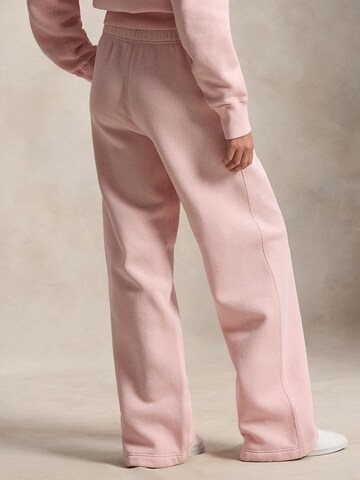 Polo Ralph Lauren Wide leg Παντελόνι 'ARCTIC' σε ροζ