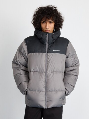 COLUMBIA Zunanja jakna 'Puffect™ II' | siva barva: sprednja stran
