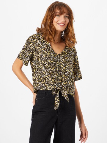 PIECES Bluse 'Nya' i sort: forside