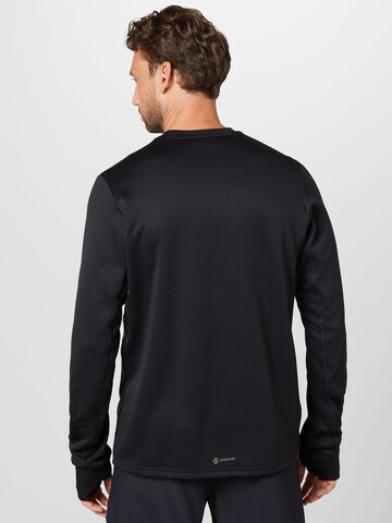 ADIDAS SPORTSWEAR Sweatshirt 'Own The Run Colorblock' in Schwarz