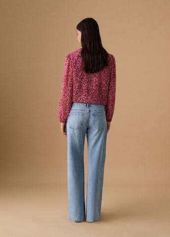 MANGO TEEN Wide leg Jeans 'Hailee' in Blue