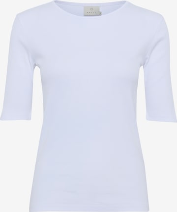 T-shirt 'Carna' Kaffe en blanc : devant