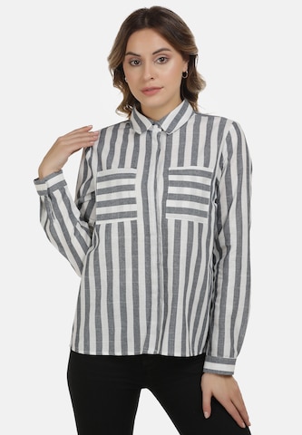 DreiMaster Vintage Блузка в Синий: спереди