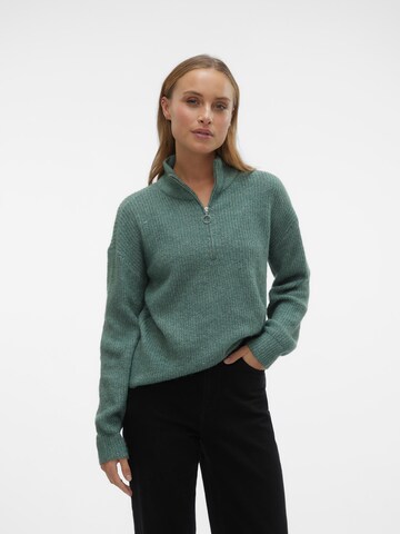 VERO MODA Sweater 'MILI' in Green: front