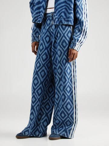 Wide Leg Jean ADIDAS ORIGINALS en bleu : devant