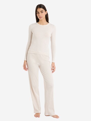 ETAM Pajama Shirt 'Joani' in Beige