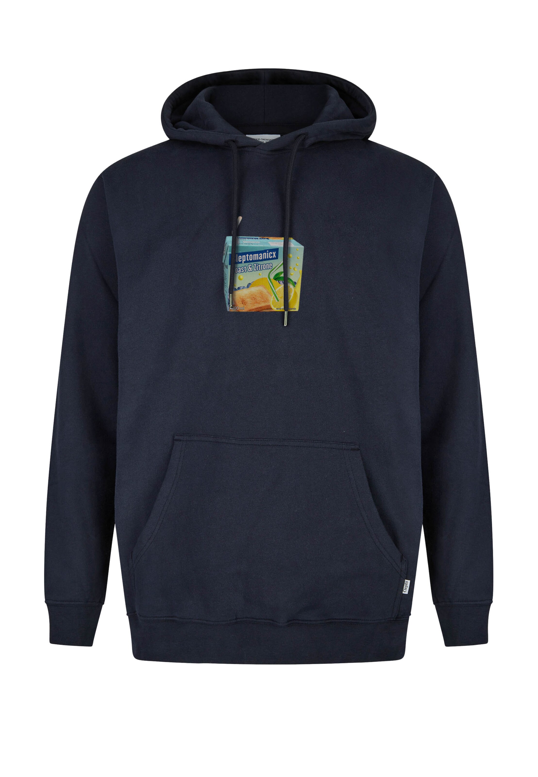 Cleptomanicx Sweatshirt 'Durst' in Blue: front