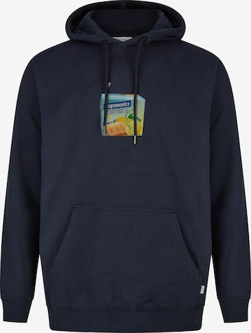 Cleptomanicx Sweatshirt 'Durst' in Blue: front