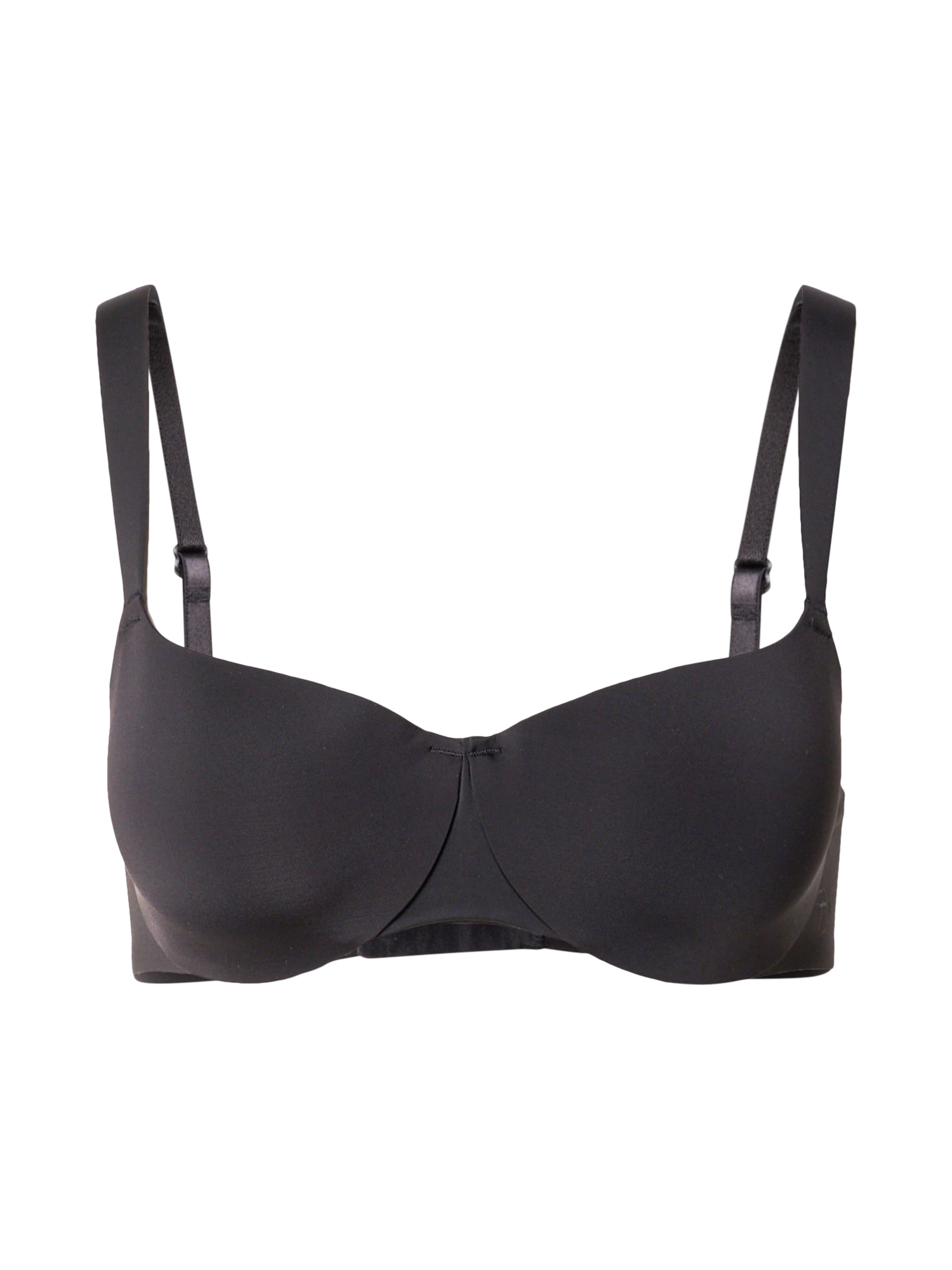 TRIUMPH Balconette BH 'Body Make-Up Illusion' in Zwart: voorkant