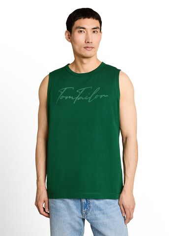 TOM TAILOR Shirt in Green: front