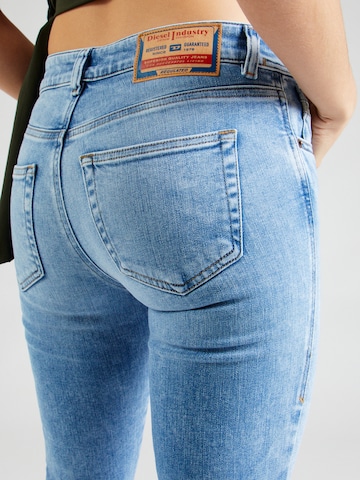 DIESEL Skinny Jeans 'SLANDY' in Blau