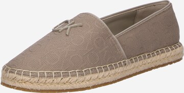 Calvin Klein Espadrilles in Grijs: voorkant