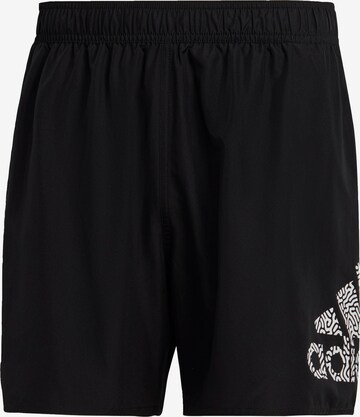 ADIDAS SPORTSWEAR Swimming Trunks in Black: front