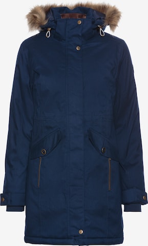 POLARINO Funktionsparka in Blau: Vorderseite