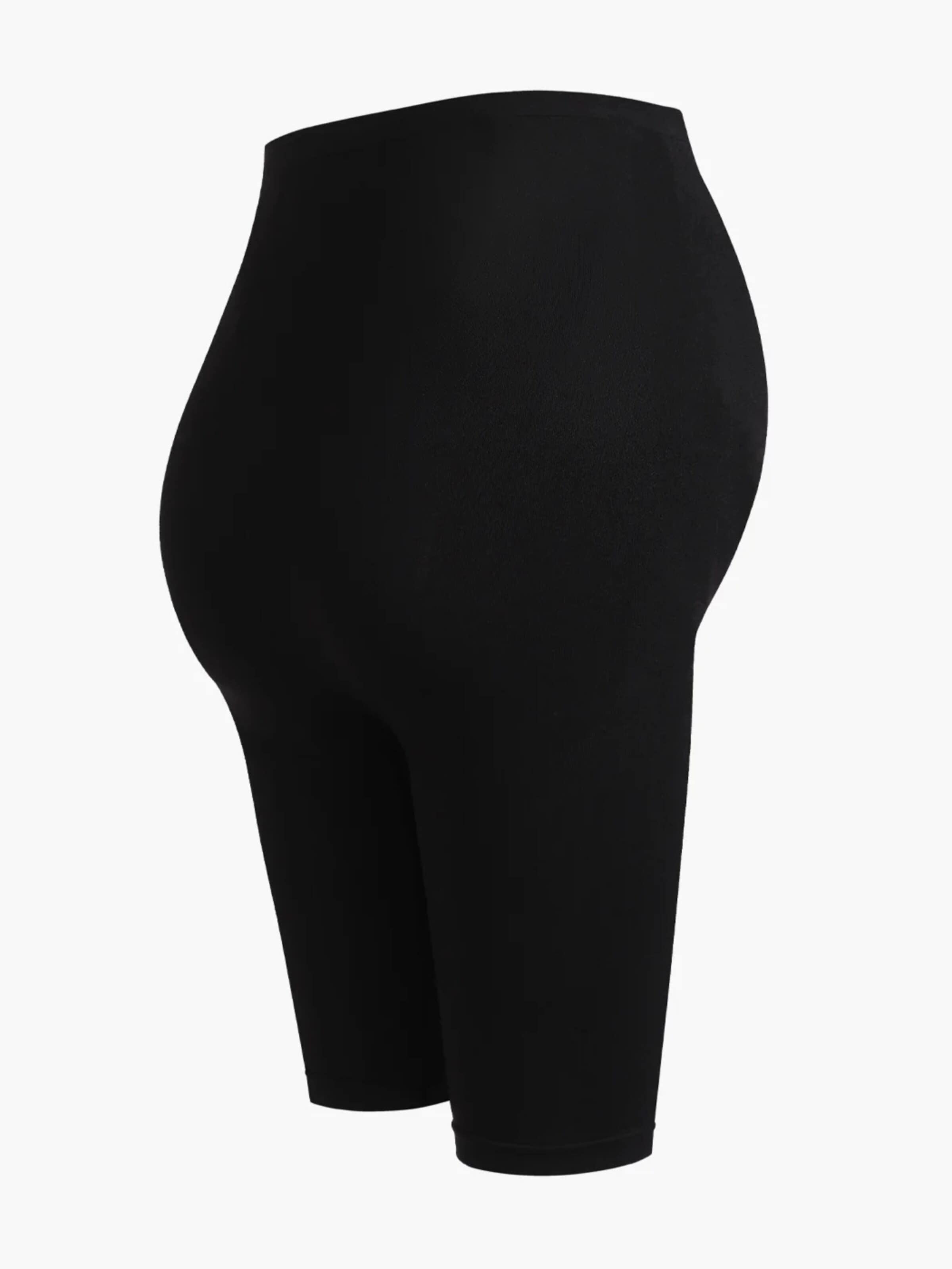 cfab (formerly creamy fabrics) Skinny Byxa 'Seamless Umstandsshorts mit hohem Bund' i svart
