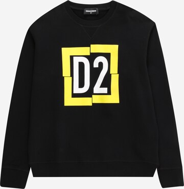 DSQUARED2 Sweatshirt in Schwarz: predná strana