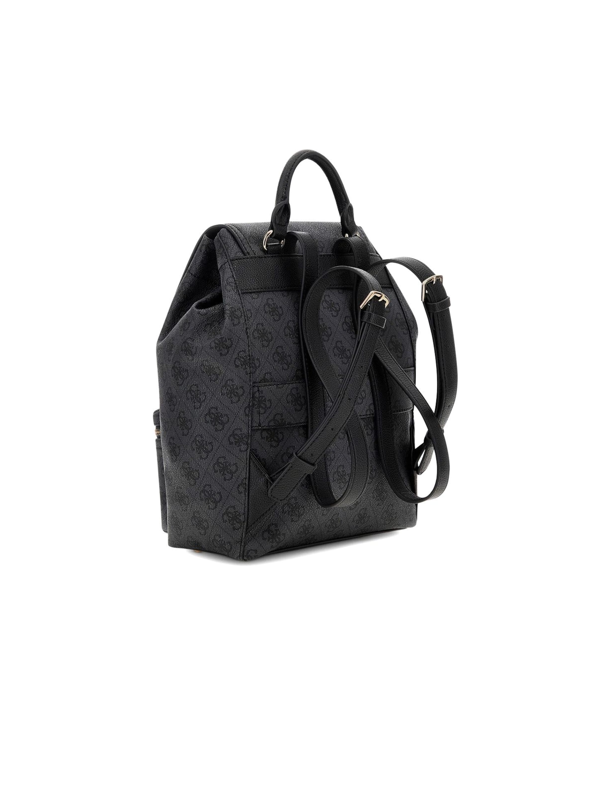 GUESS Rucksack 'Manhattan Ii Flap Backpack'‌‌‌‌‌ in Schwarz