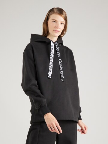 Calvin Klein Jeans Sweatshirt in Black: front