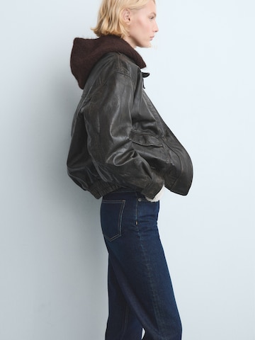 MANGO Vrečasti Kavbojke 'MOM2000' | modra barva