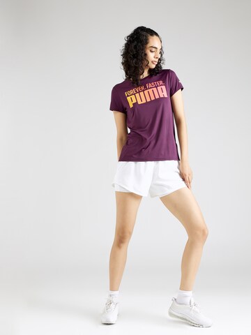 PUMA Toiminnallinen paita 'RUN FAVROITES FOREVER FAST' värissä lila