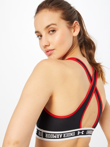 Bustier Soutien-gorge de sport UNDER ARMOUR en noir