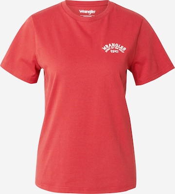 WRANGLER Shirt in Rood: voorkant