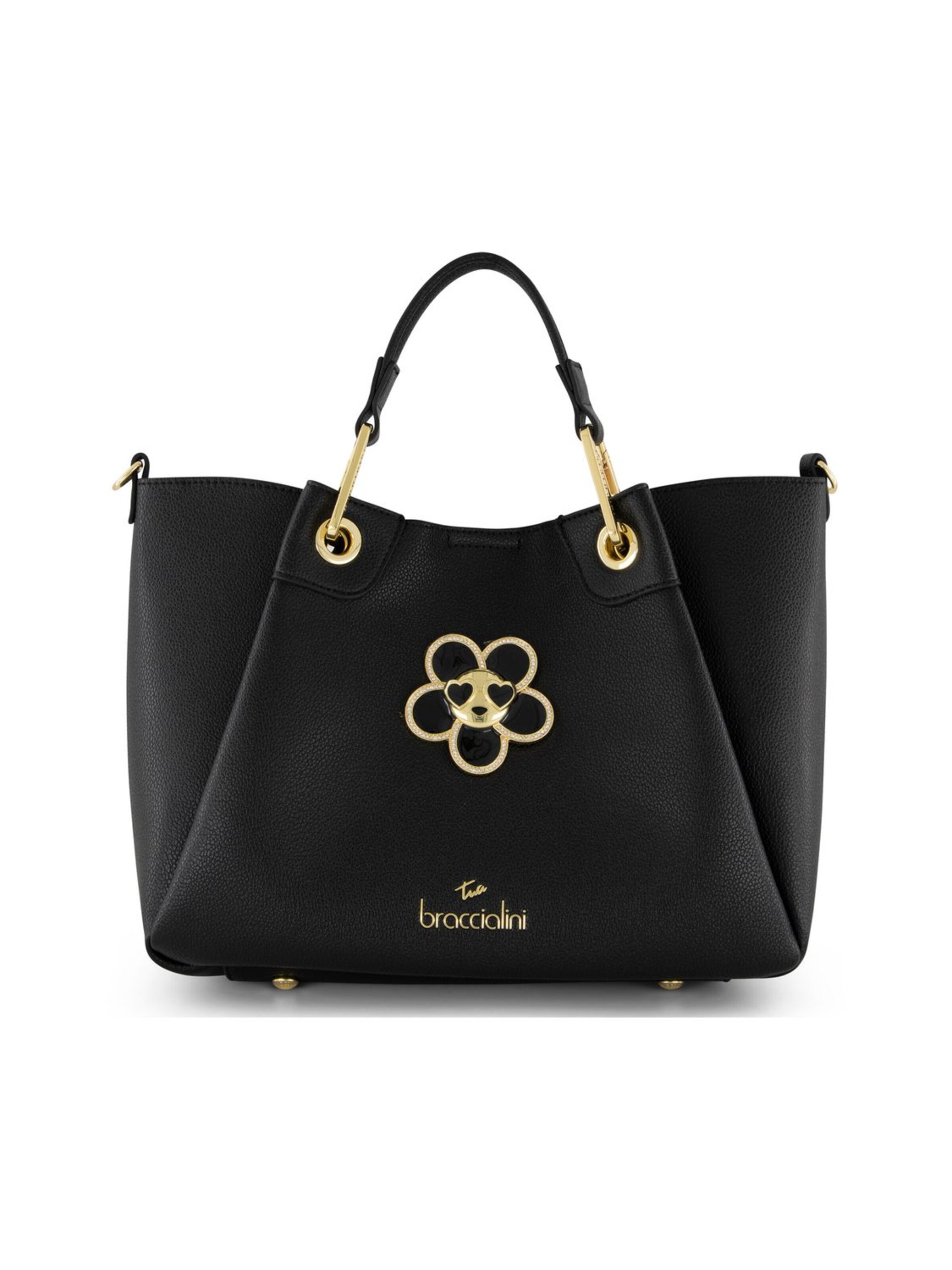 Braccialini - Bolso de mano 'Amy Bijoux' en negro: frente