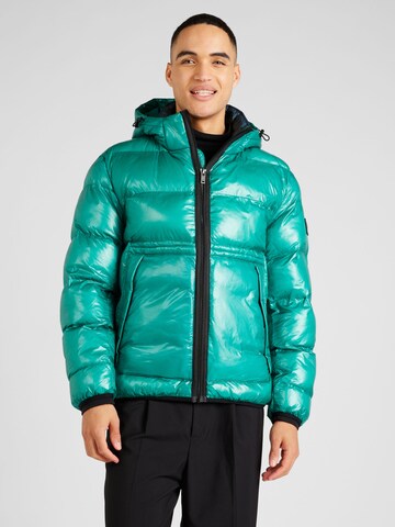 BOSS Зимняя куртка 'Okobra' в Зеленый: спереди