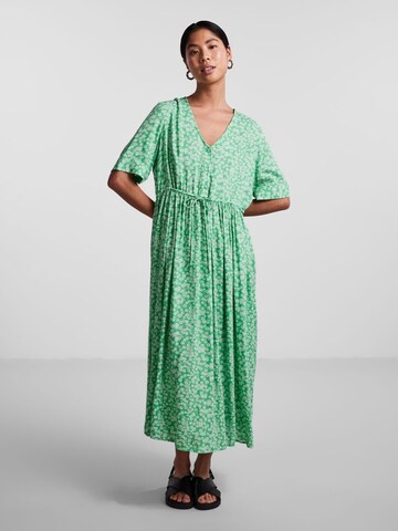 PIECES Dress 'Nya' in Green