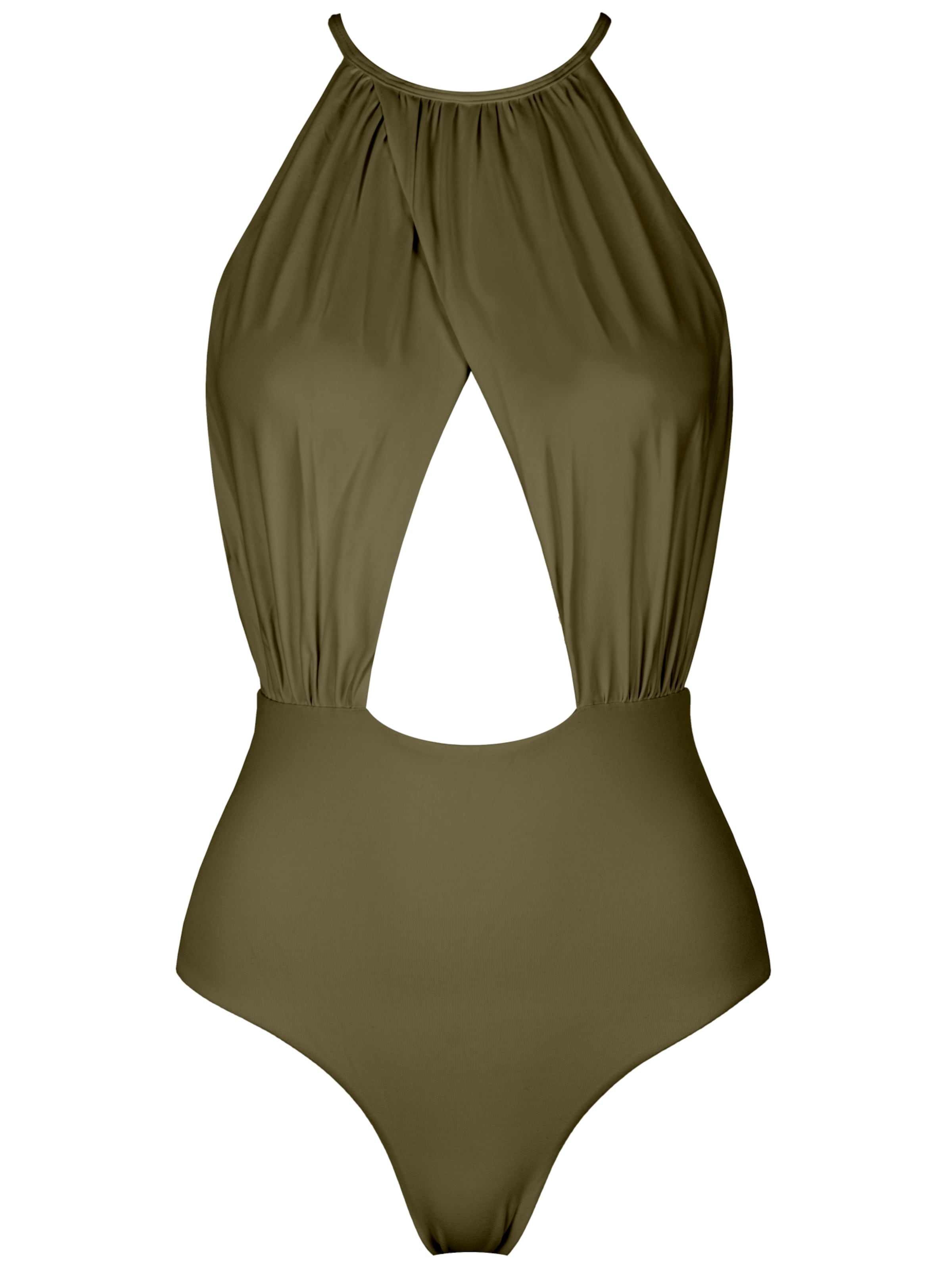 SEA ME SWIM Badeanzug 'BARBADOS'‌‌‌‌‌‌‌‌ in Grün: Vorderseite