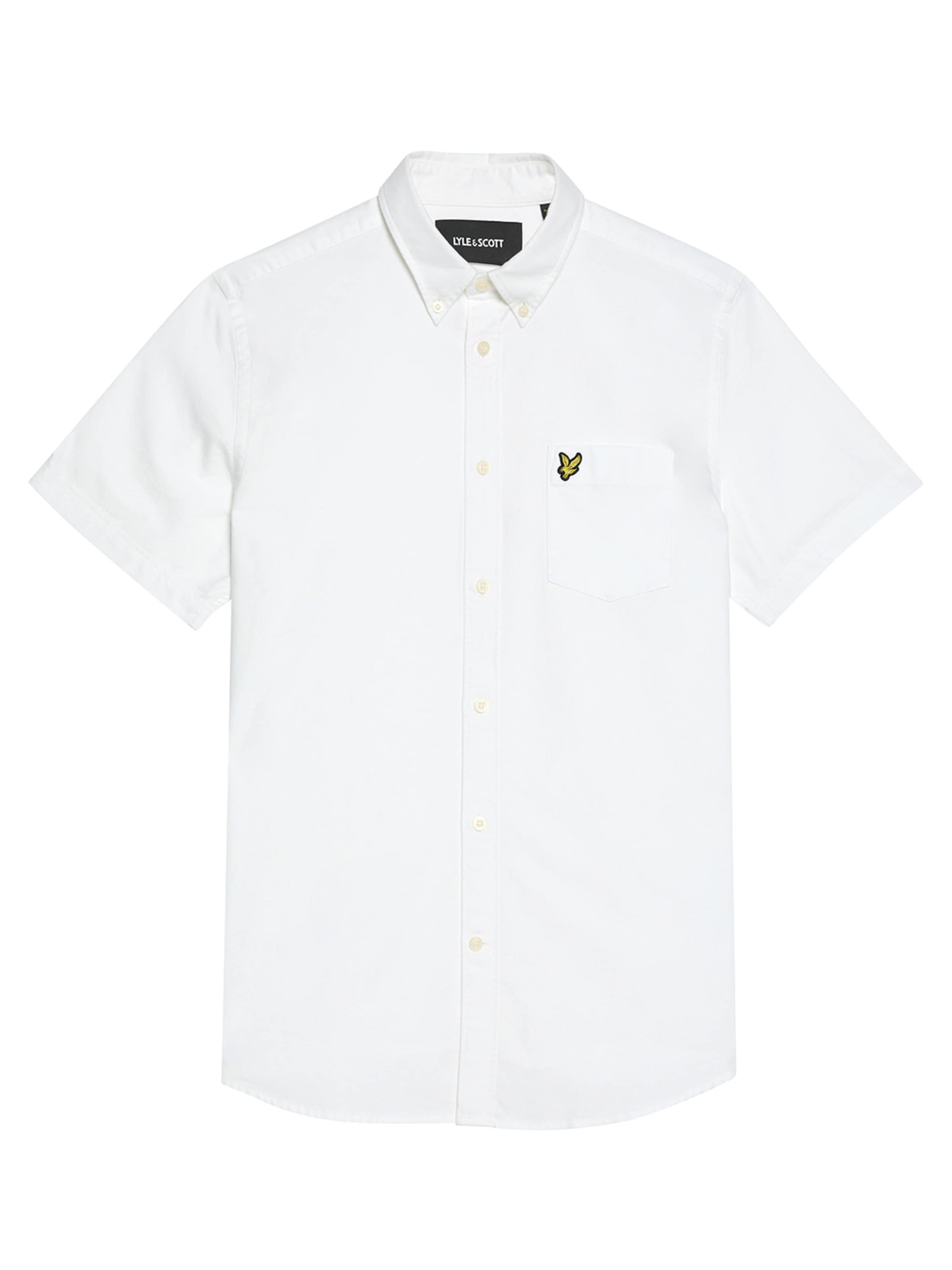 Lyle & Scott Overhemd in Wit: voorkant