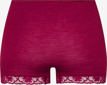 Hanro Broekje ' Woolen Lace ' in Rood