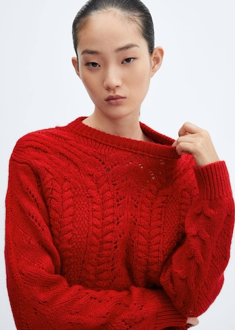 MANGO Sweater 'Chilly' in Red