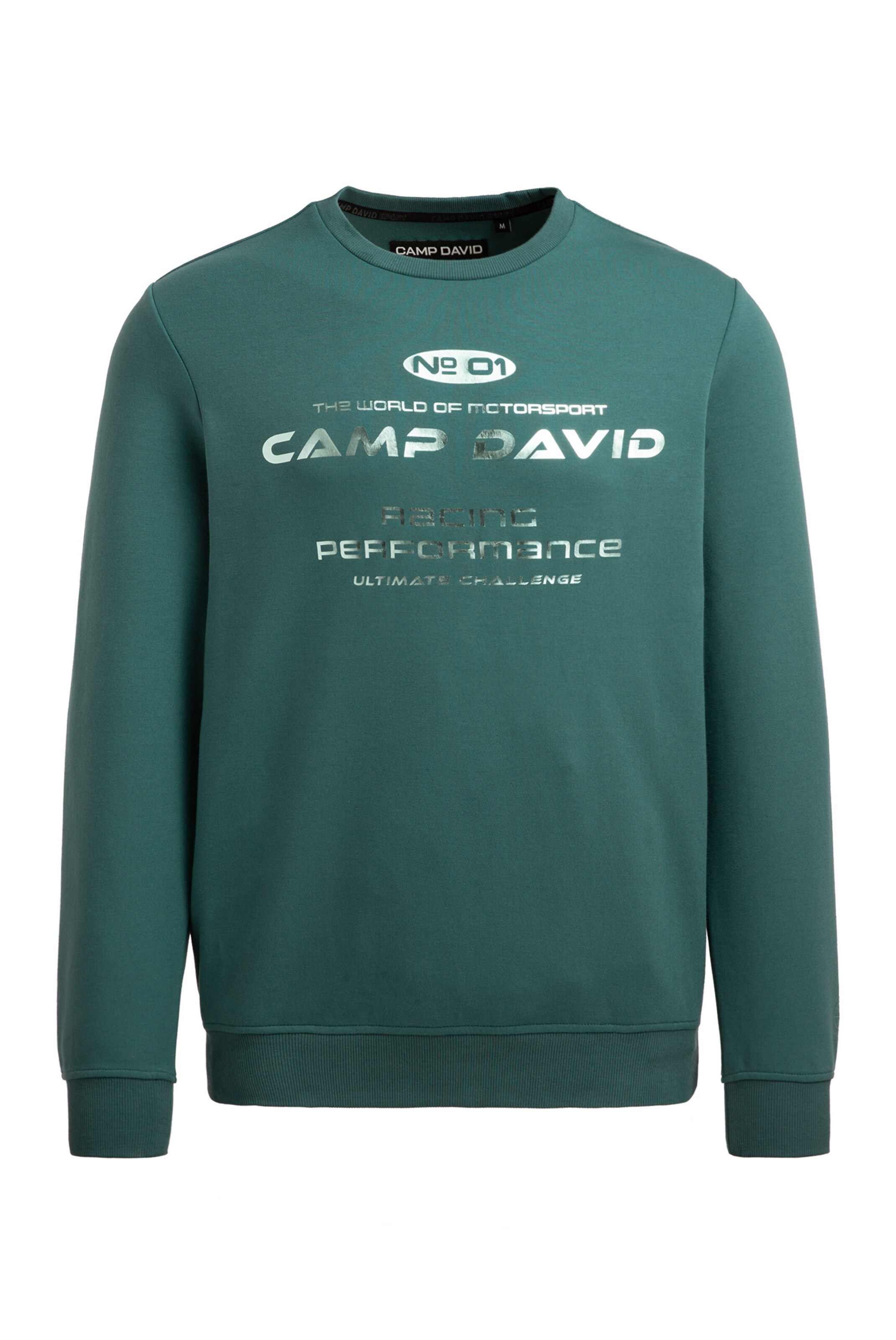 CAMP DAVID Sweatshirt in Green: front