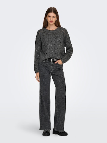 ONLY Wide Leg Jeans 'ONLMADISON BLUSH' in Grau