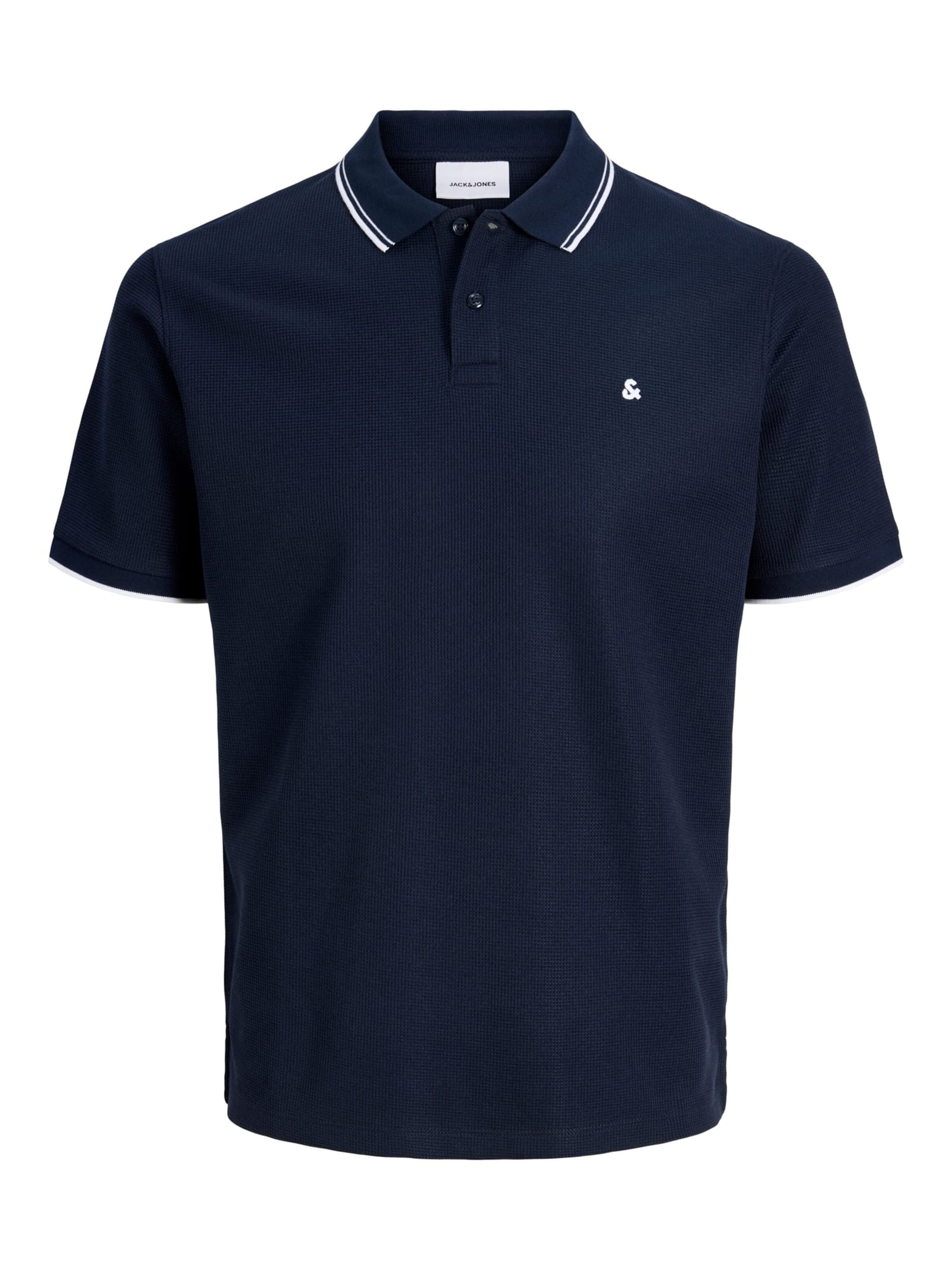 JACK & JONES Tricot 'Austin' in Blauw: voorkant