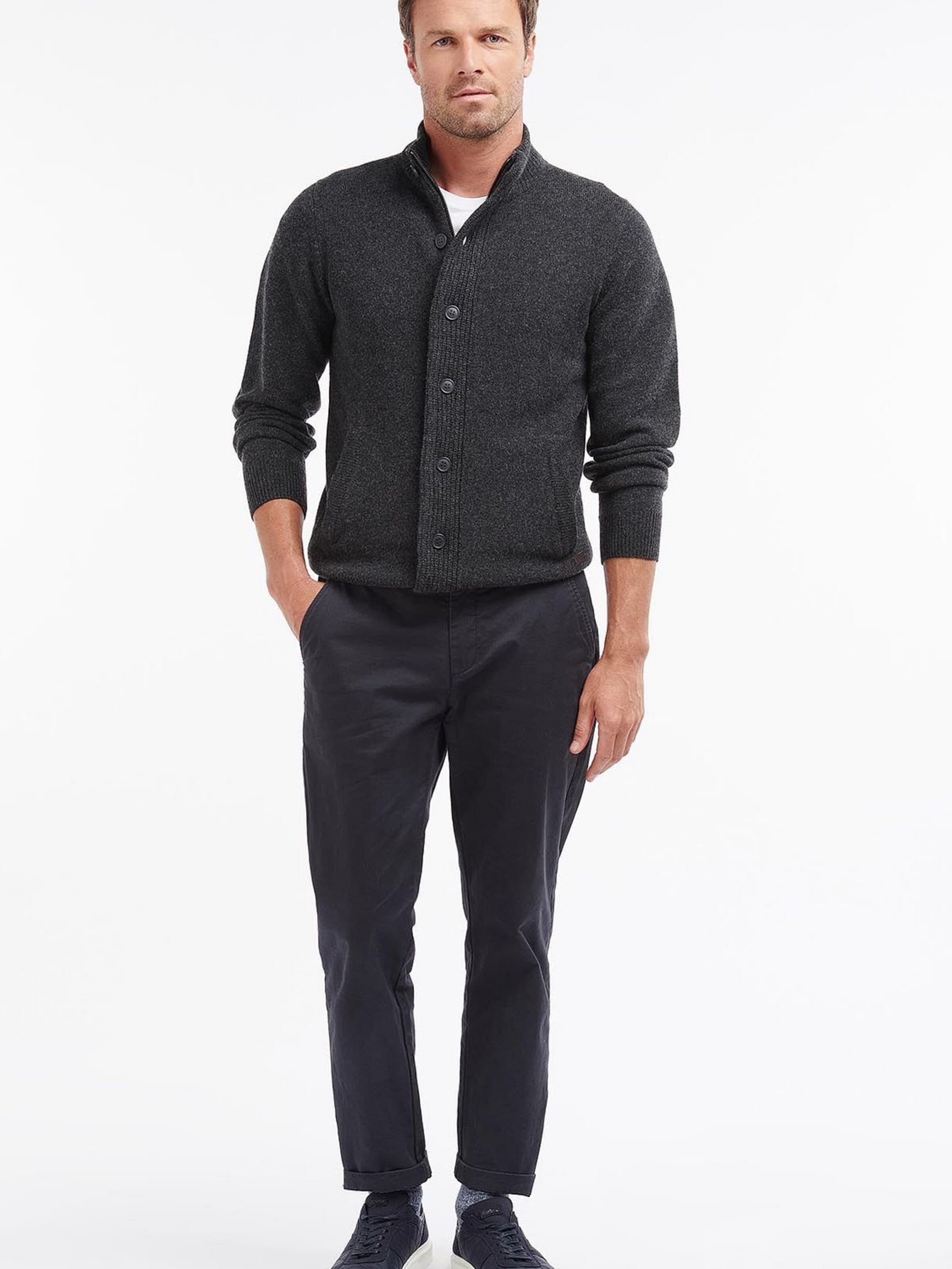 Barbour Knit Cardigan in Grey